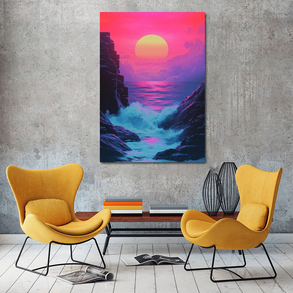 Symphony of Sunset Waves