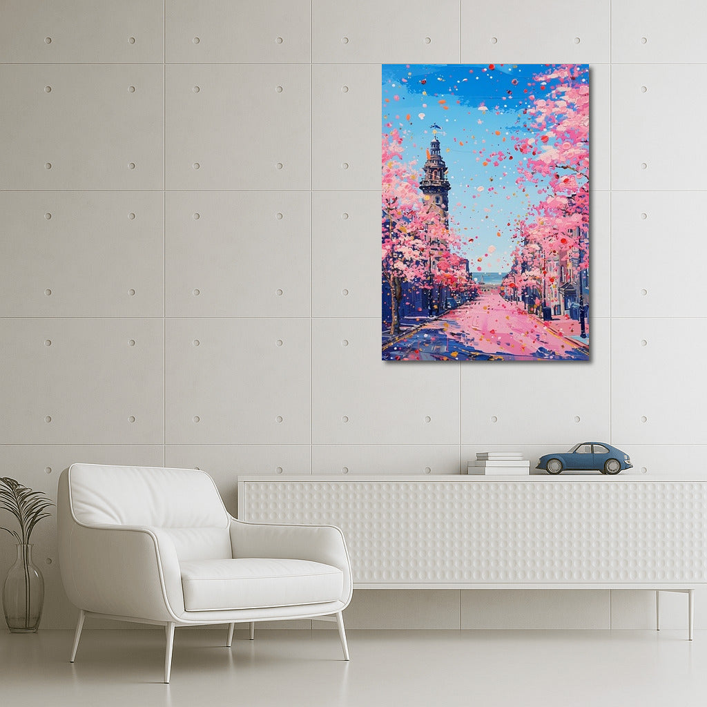 Blooming Lighthouse of Spring