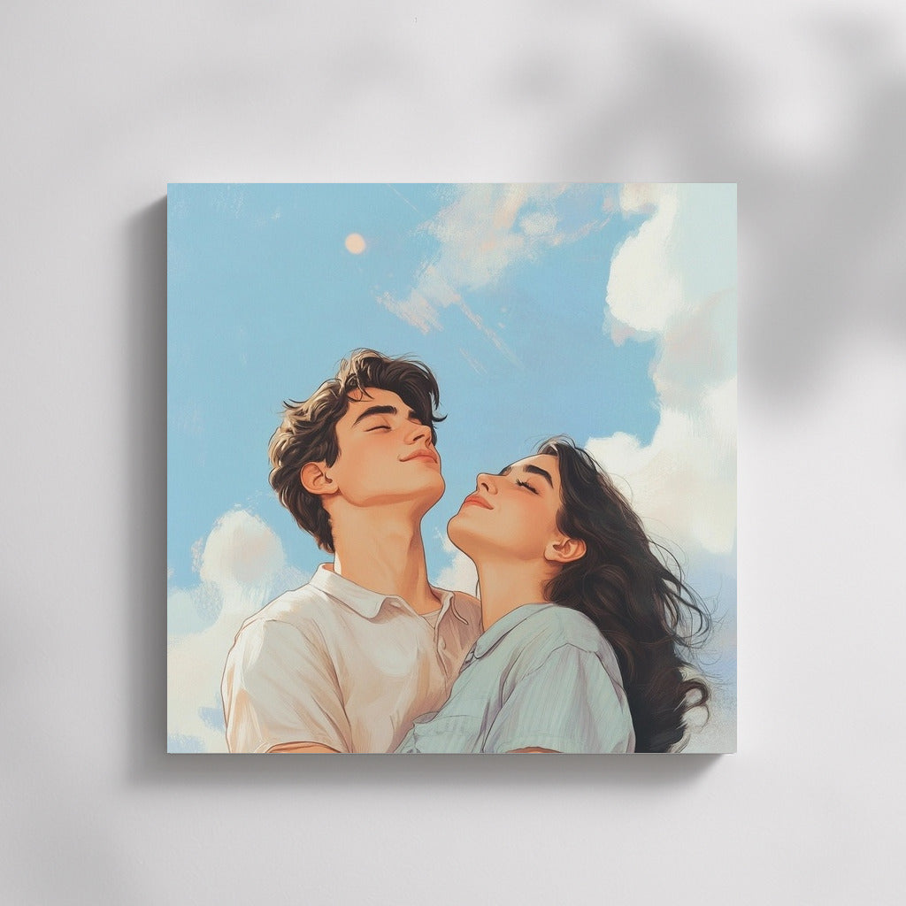 Dance under the clouds: harmony of two