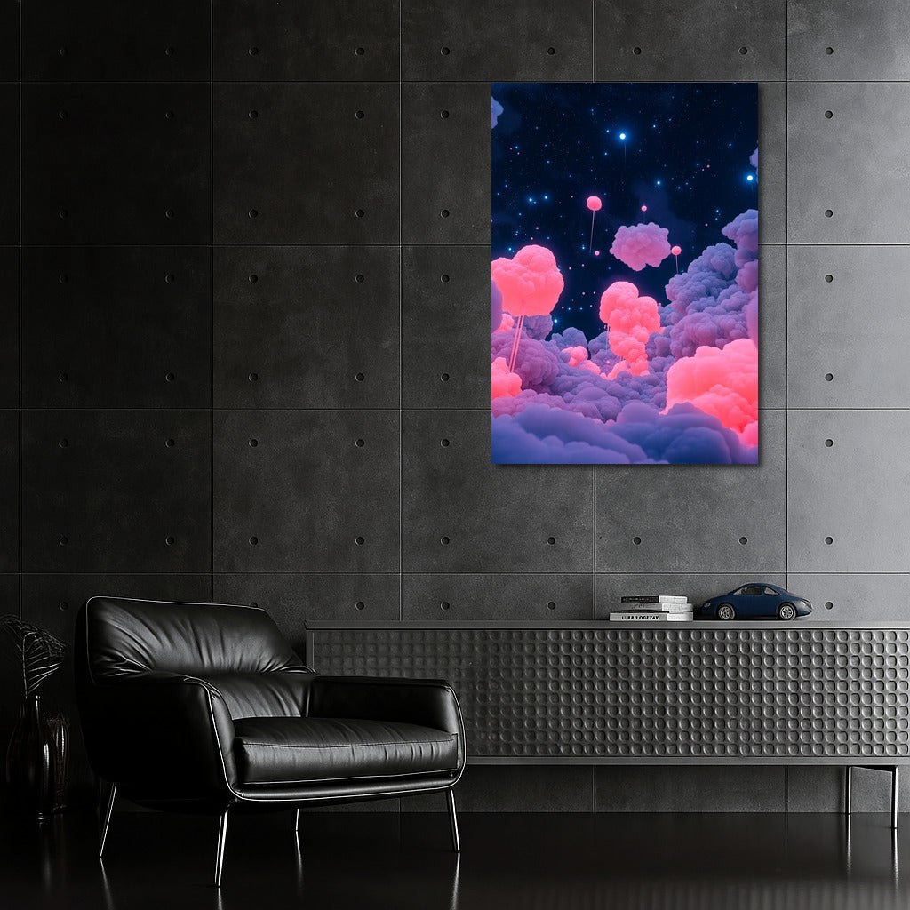 Neon Vortex of Galaxies