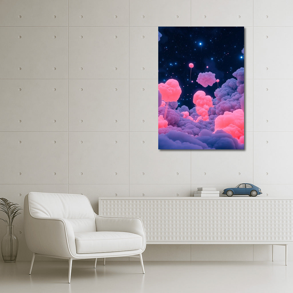 Neon Vortex of Galaxies