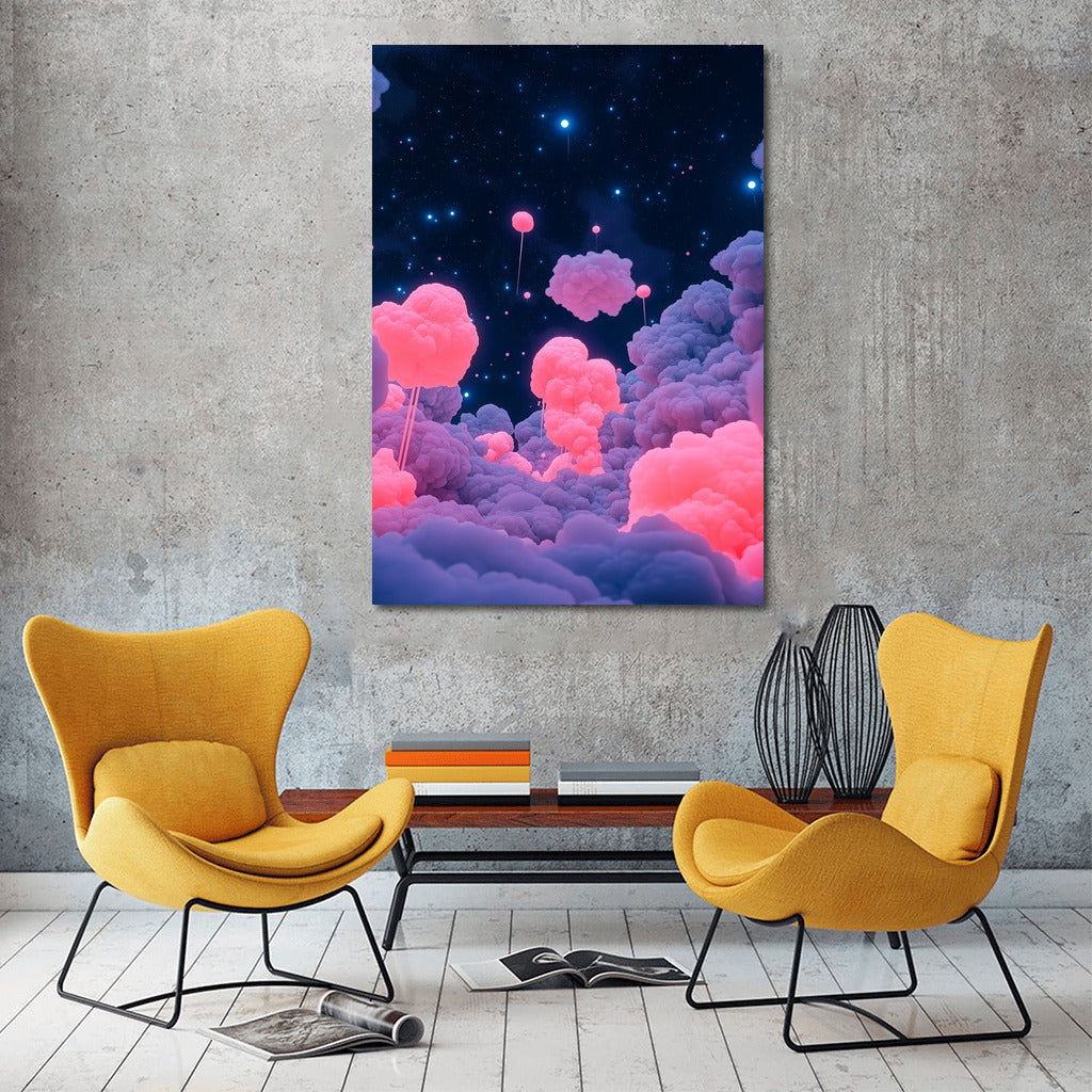 Neon Vortex of Galaxies