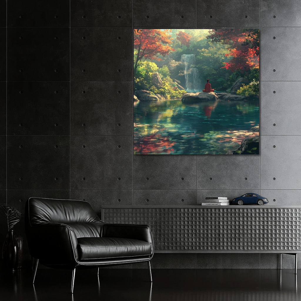 Autumn Muse at the Rustle of Waters