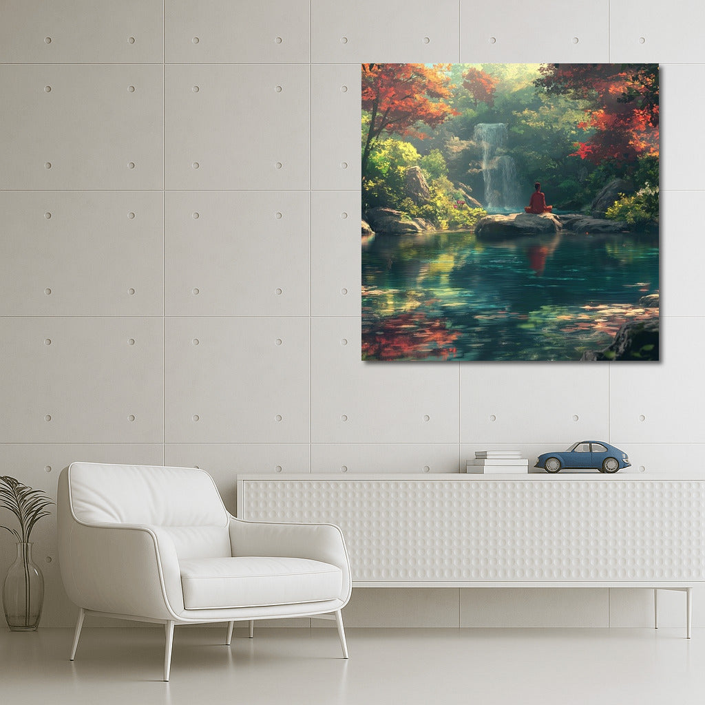 Autumn Muse at the Rustle of Waters