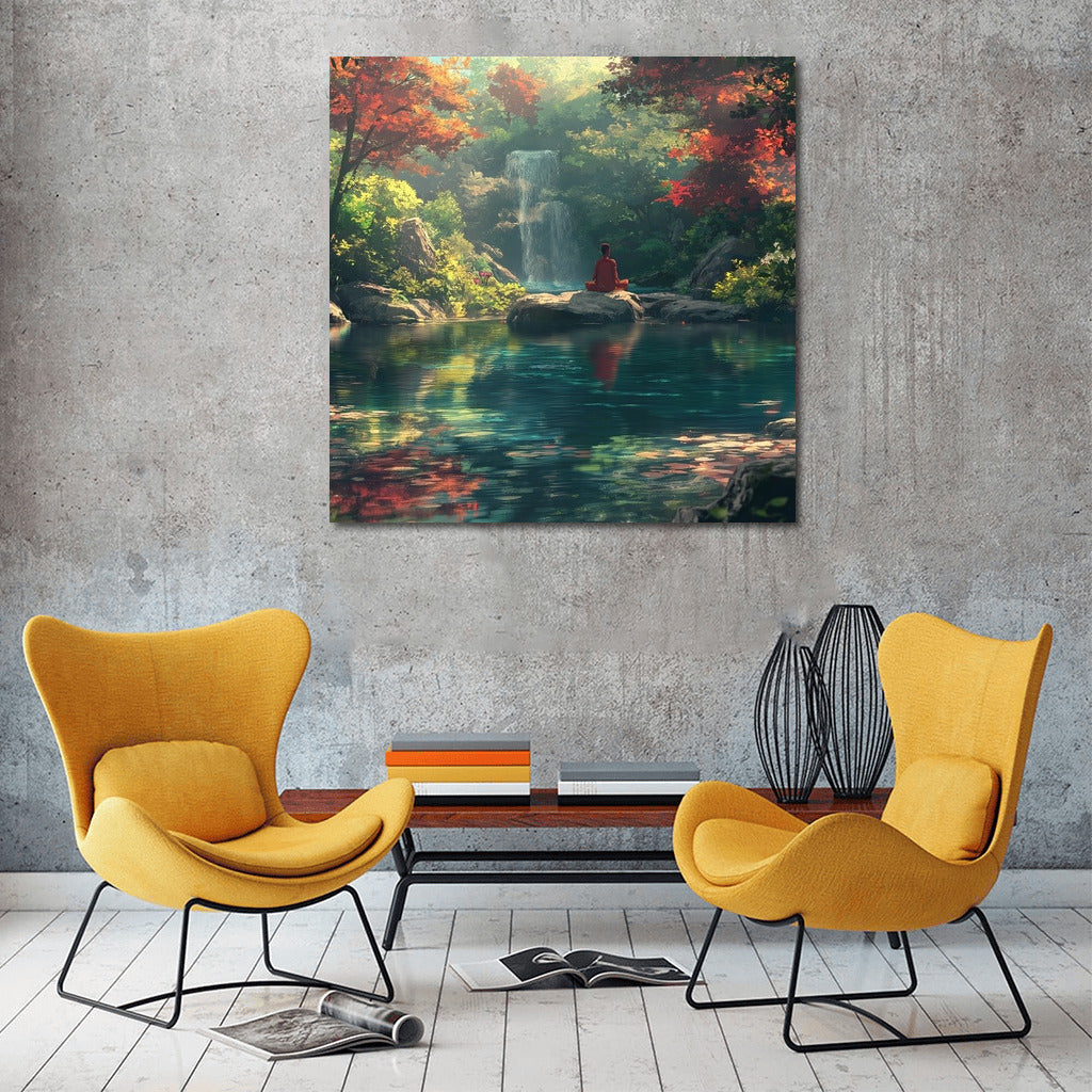 Autumn Muse at the Rustle of Waters