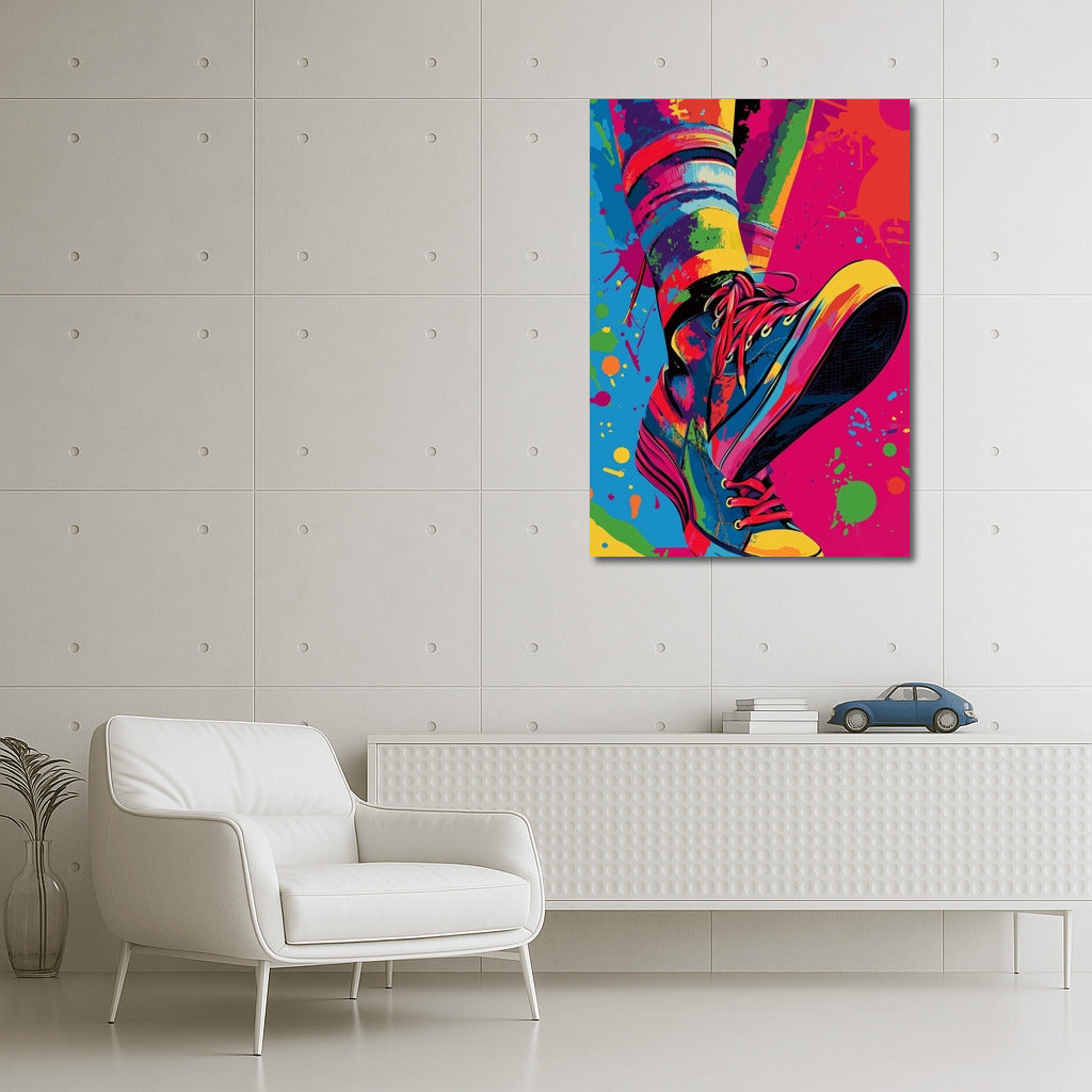 Running Colors: Pop Art Sneakers