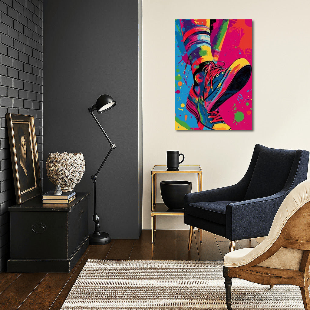 Running Colors: Pop Art Sneakers