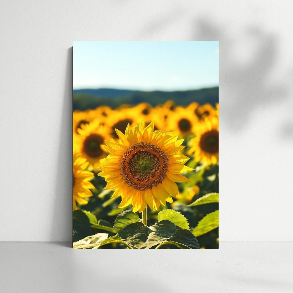 Sunflowers in the Embrace of Summer