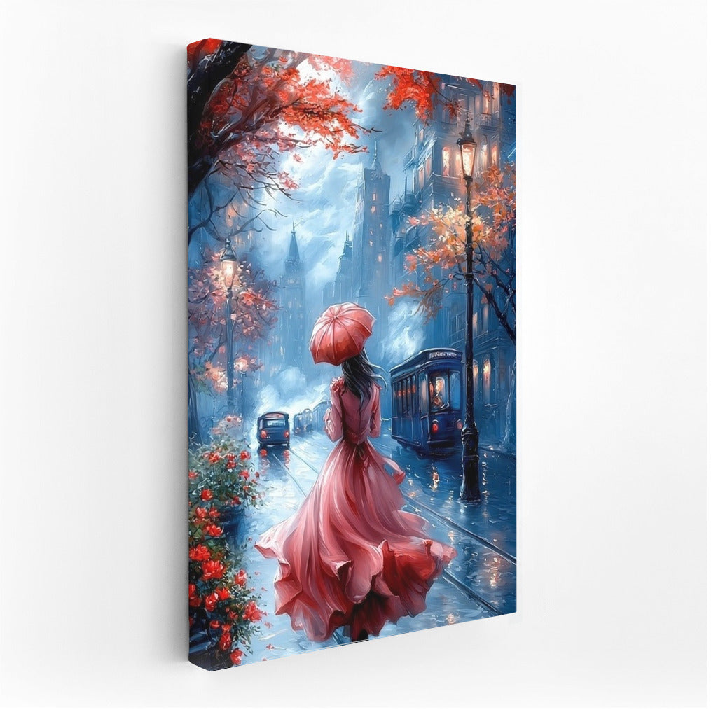 Dance of the Shadow Under the Autumn Umbrella