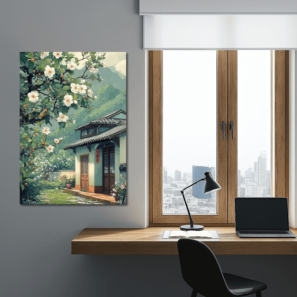 Harmony of Blooming Mountains