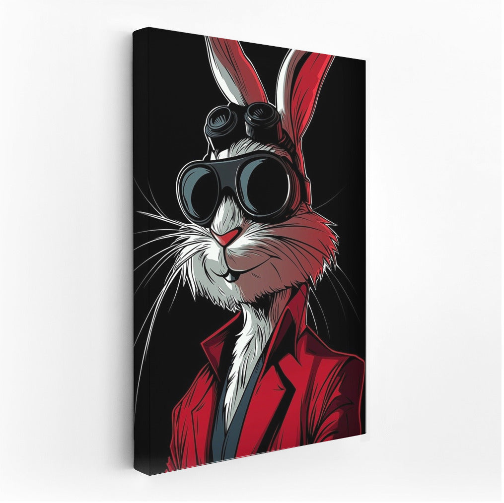 Elegant Gentleman in Scarlet