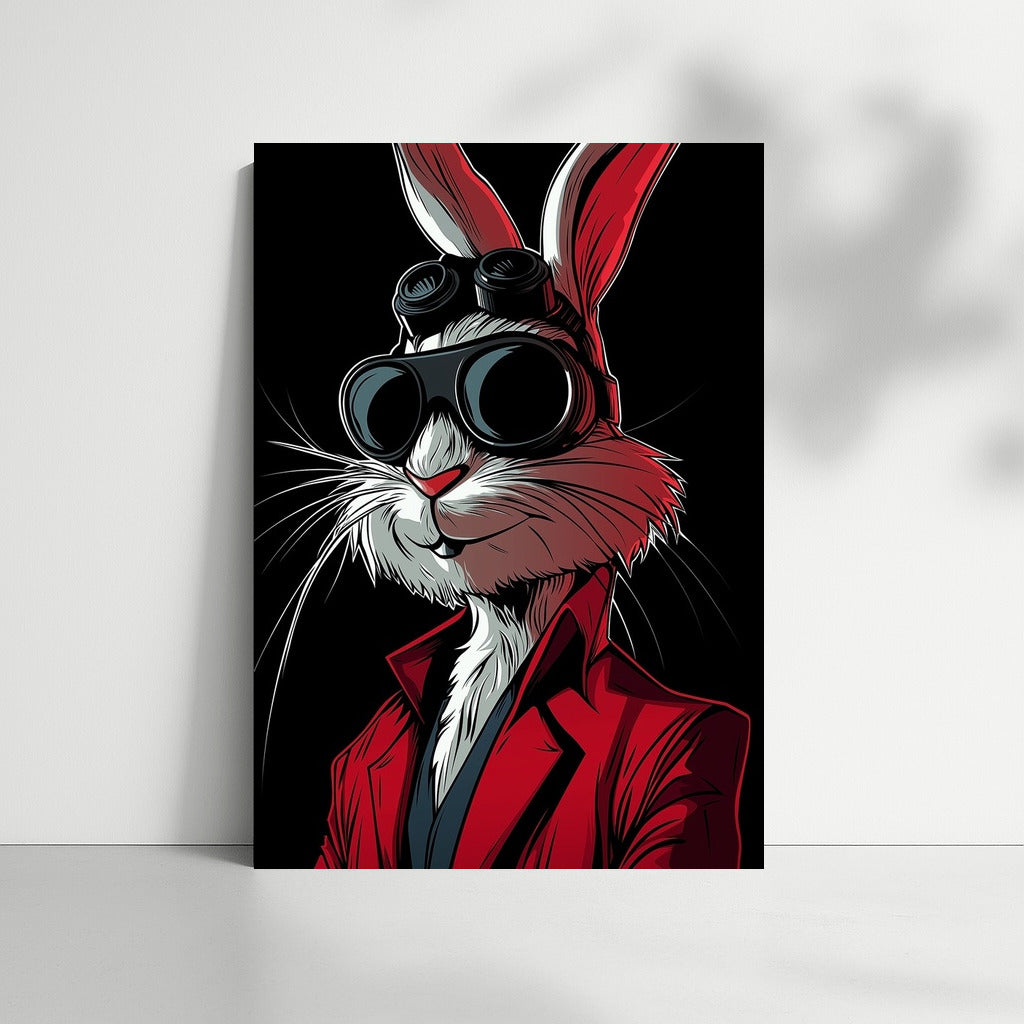 Elegant Gentleman in Scarlet
