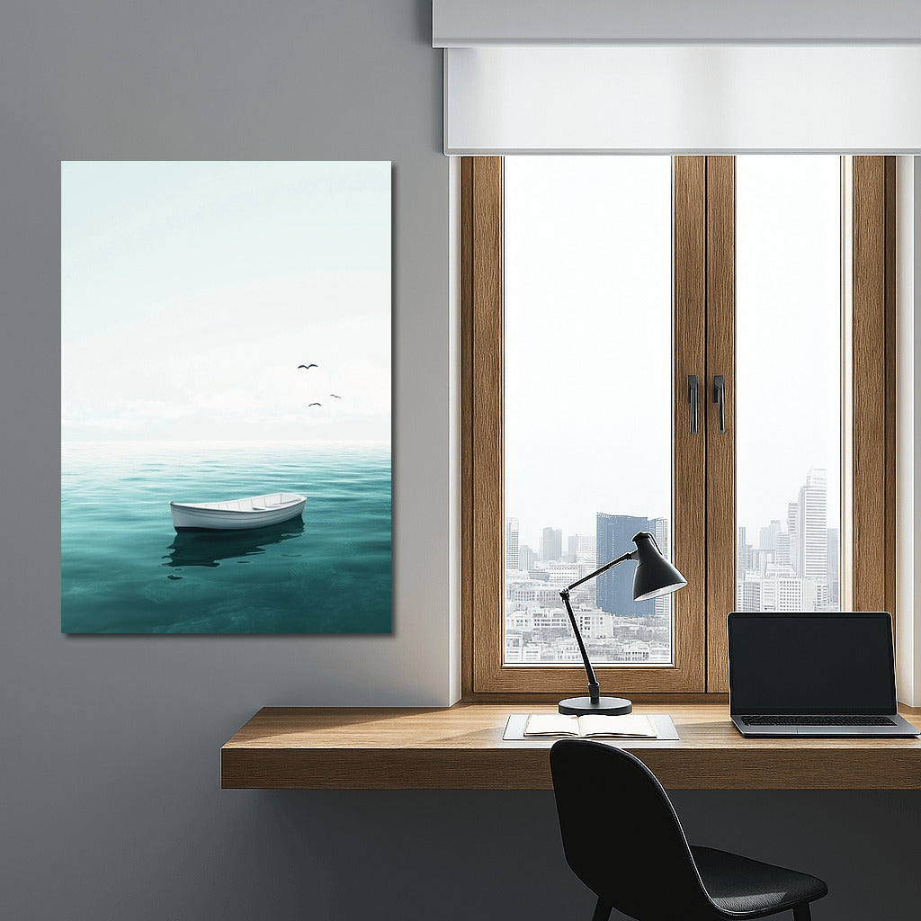 Sail of Dreams: Boat on the Horizon