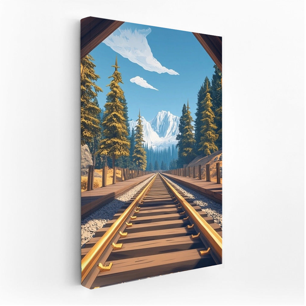 Steel Rails to the Mountain Peaks