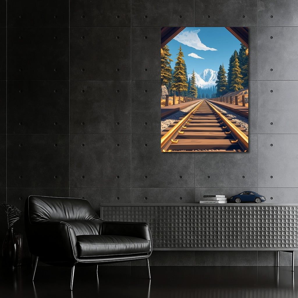 Steel Rails to the Mountain Peaks