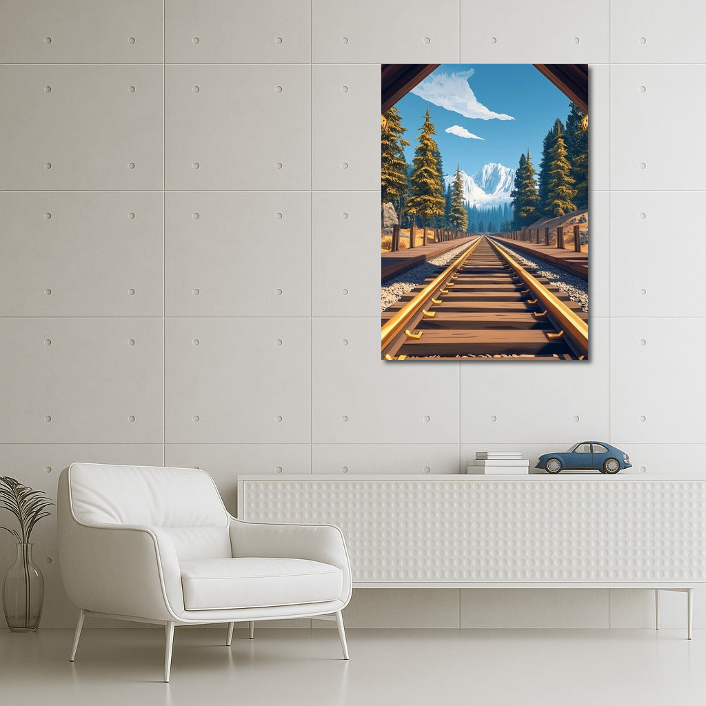 Steel Rails to the Mountain Peaks