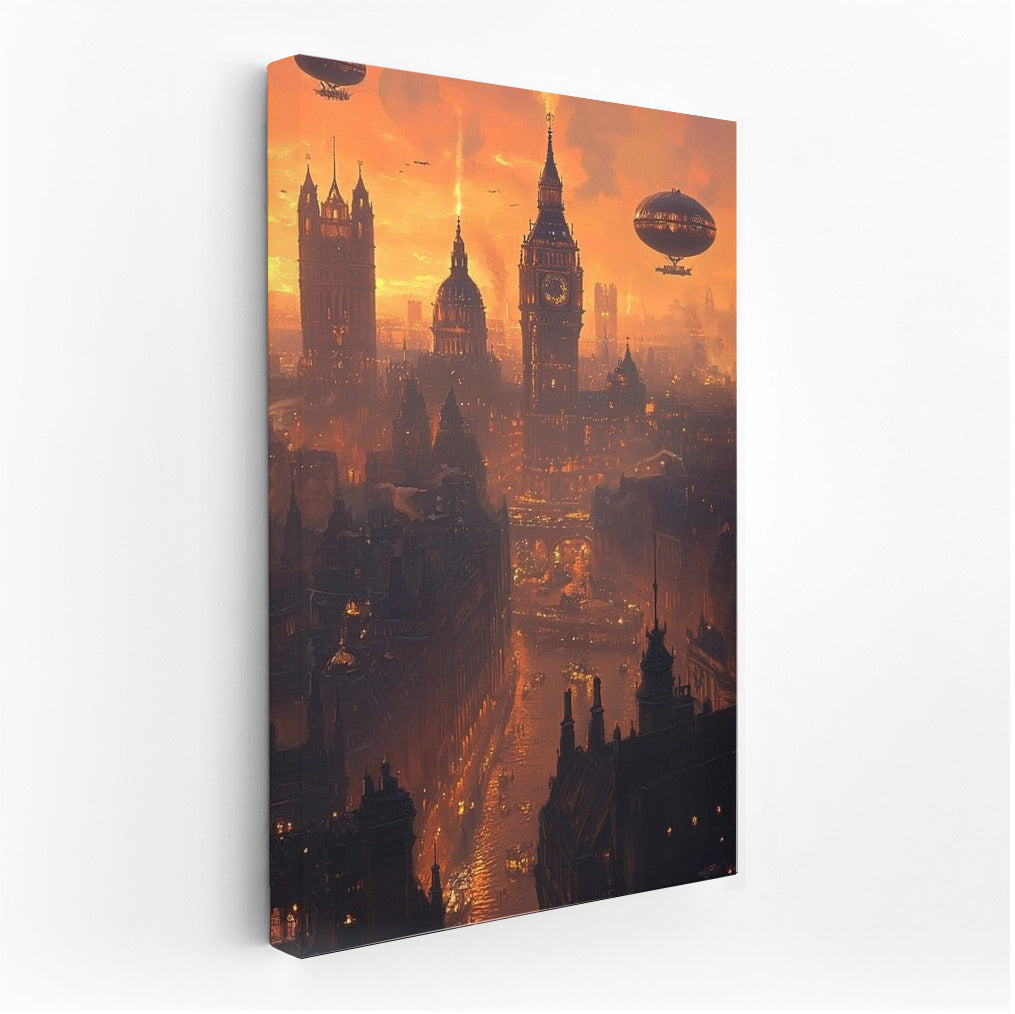 Sunset Airships: The Wonders of Steampunk London