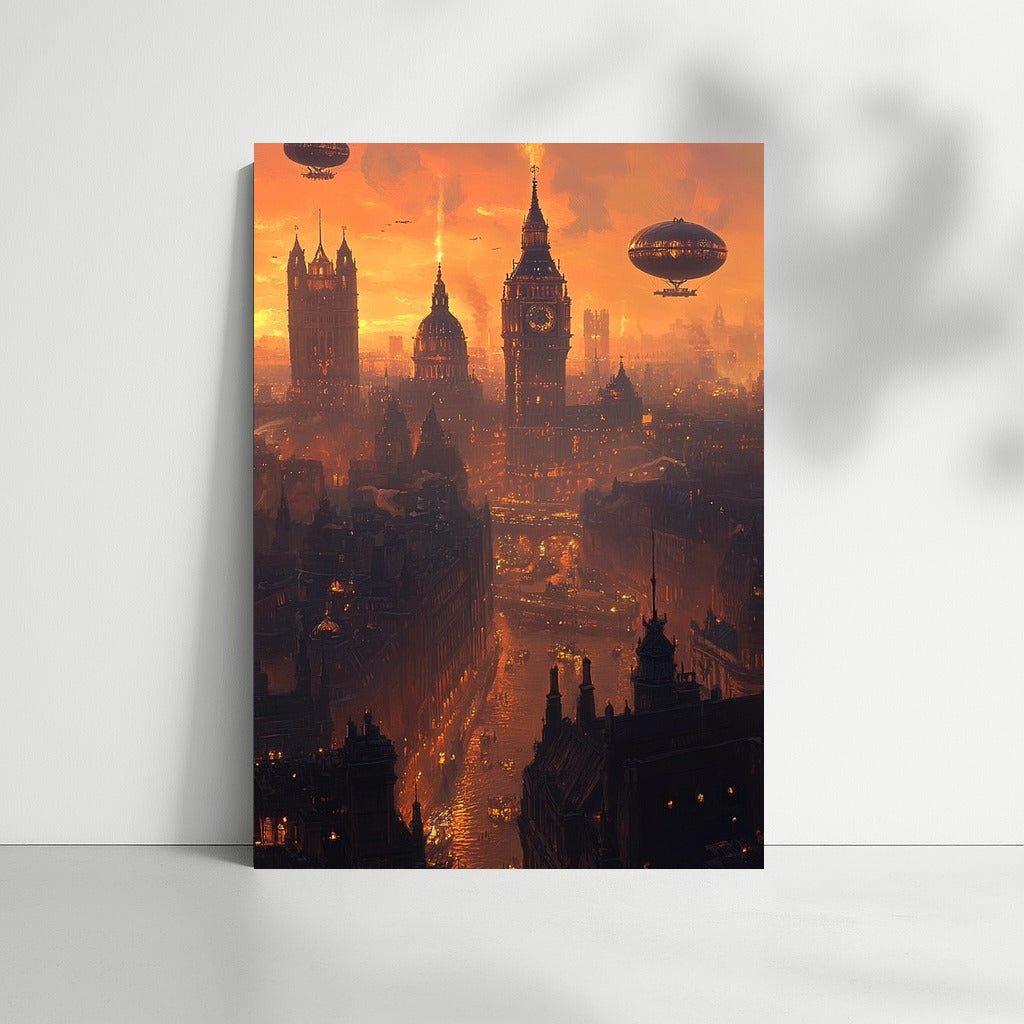 Sunset Airships: The Wonders of Steampunk London