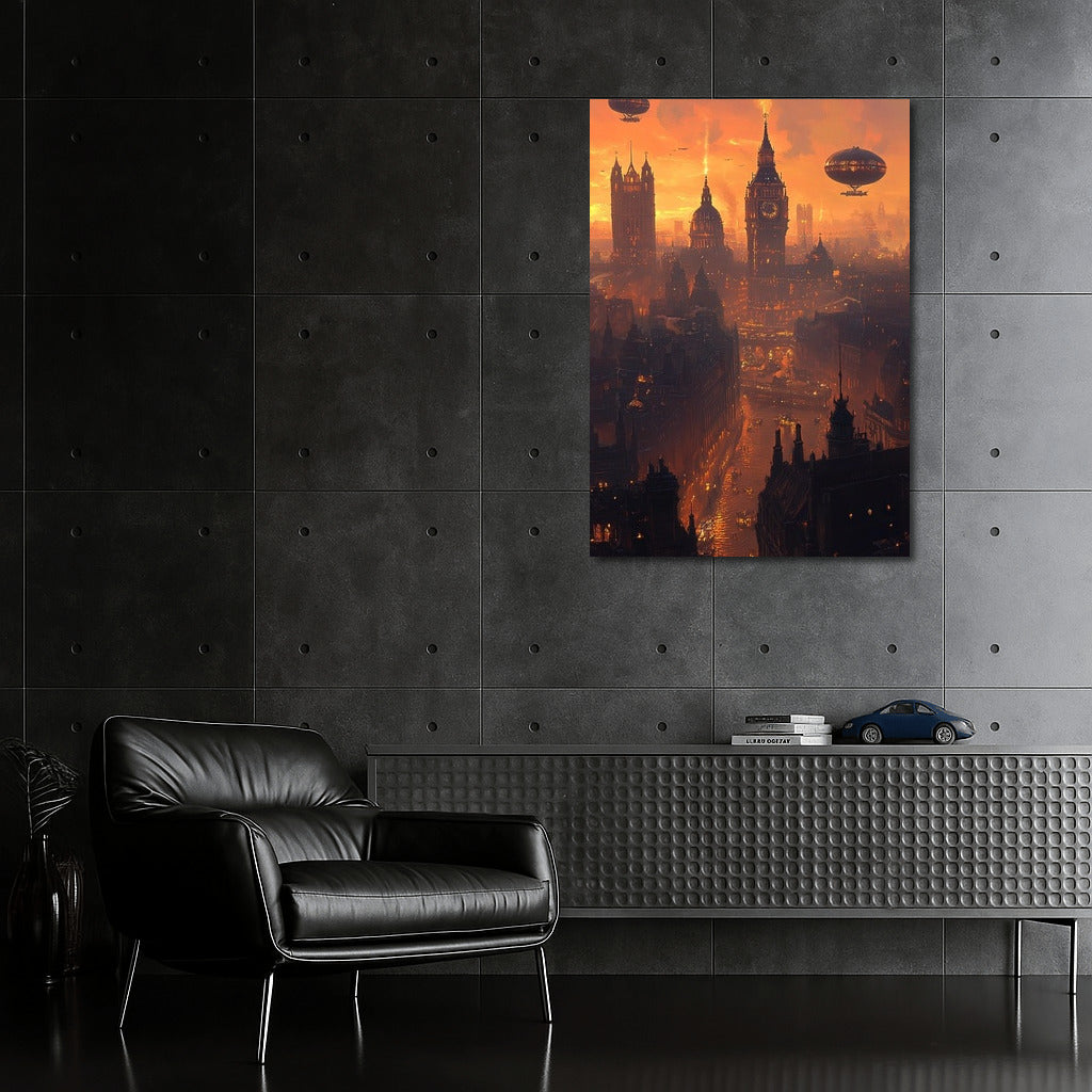 Sunset Airships: The Wonders of Steampunk London