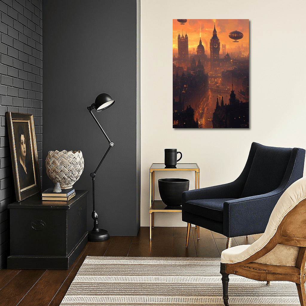 Sunset Airships: The Wonders of Steampunk London