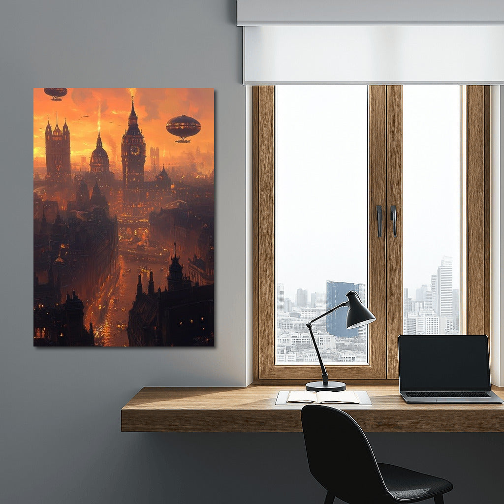 Sunset Airships: The Wonders of Steampunk London