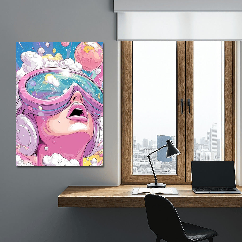 Cosmic Dreaming: Dance of Clouds and Planets