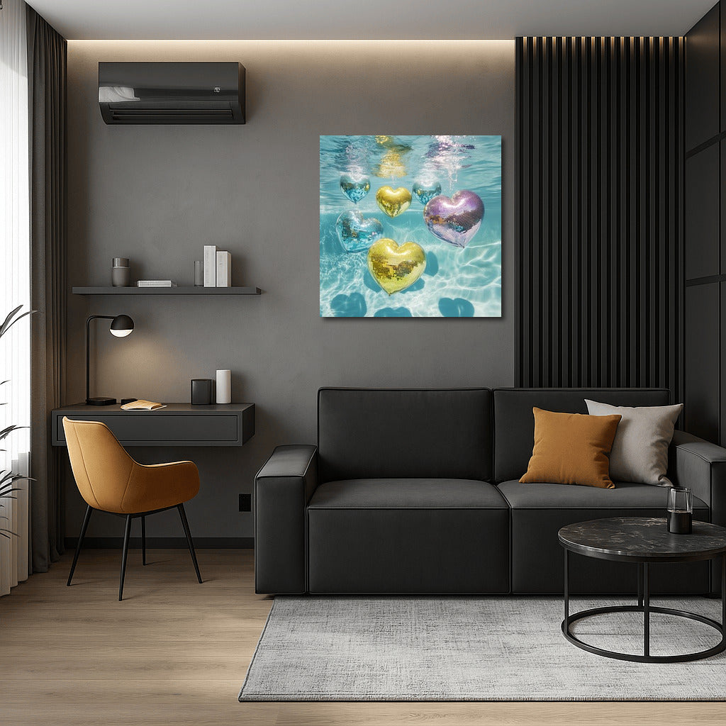 Underwater Symphony of Hearts