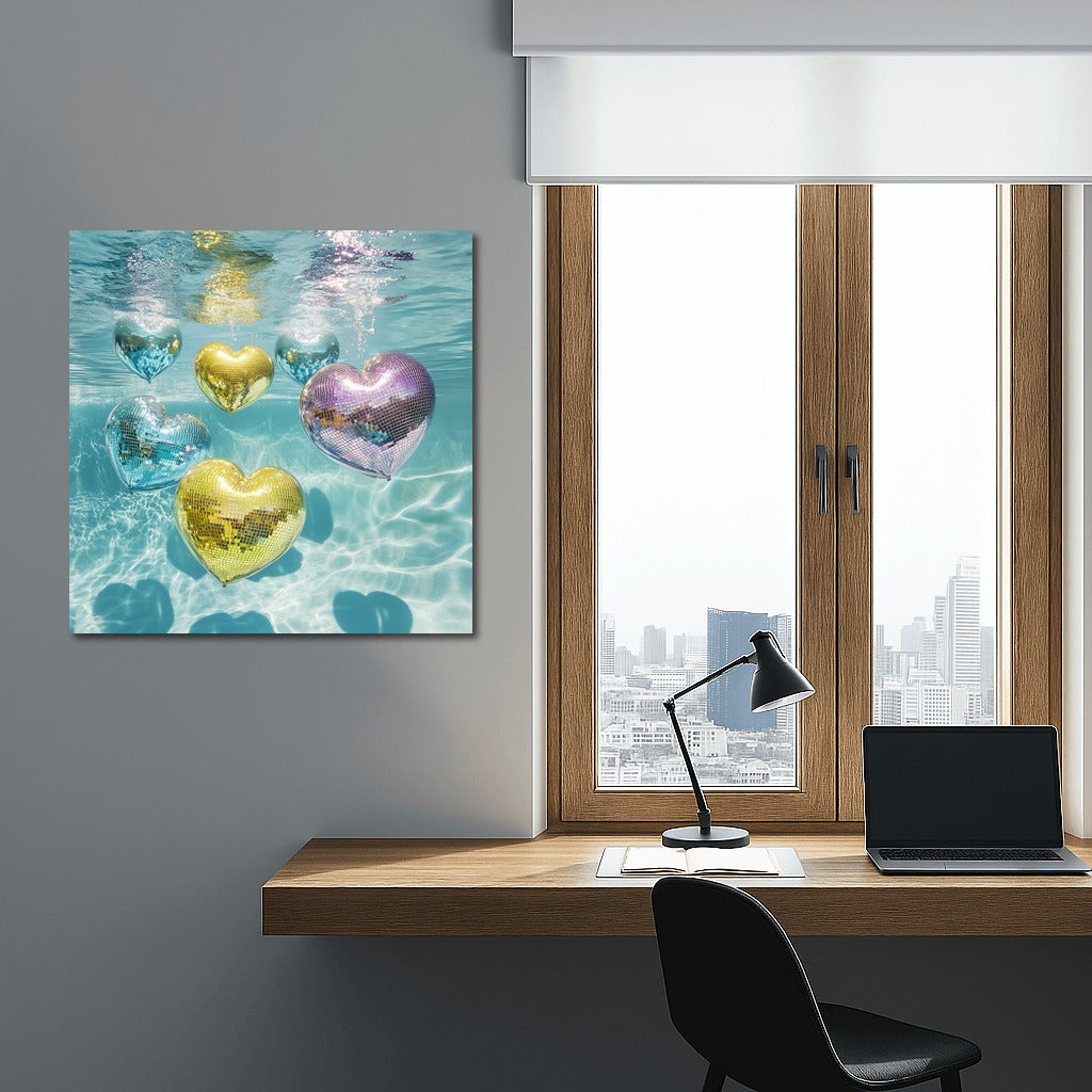 Underwater Symphony of Hearts