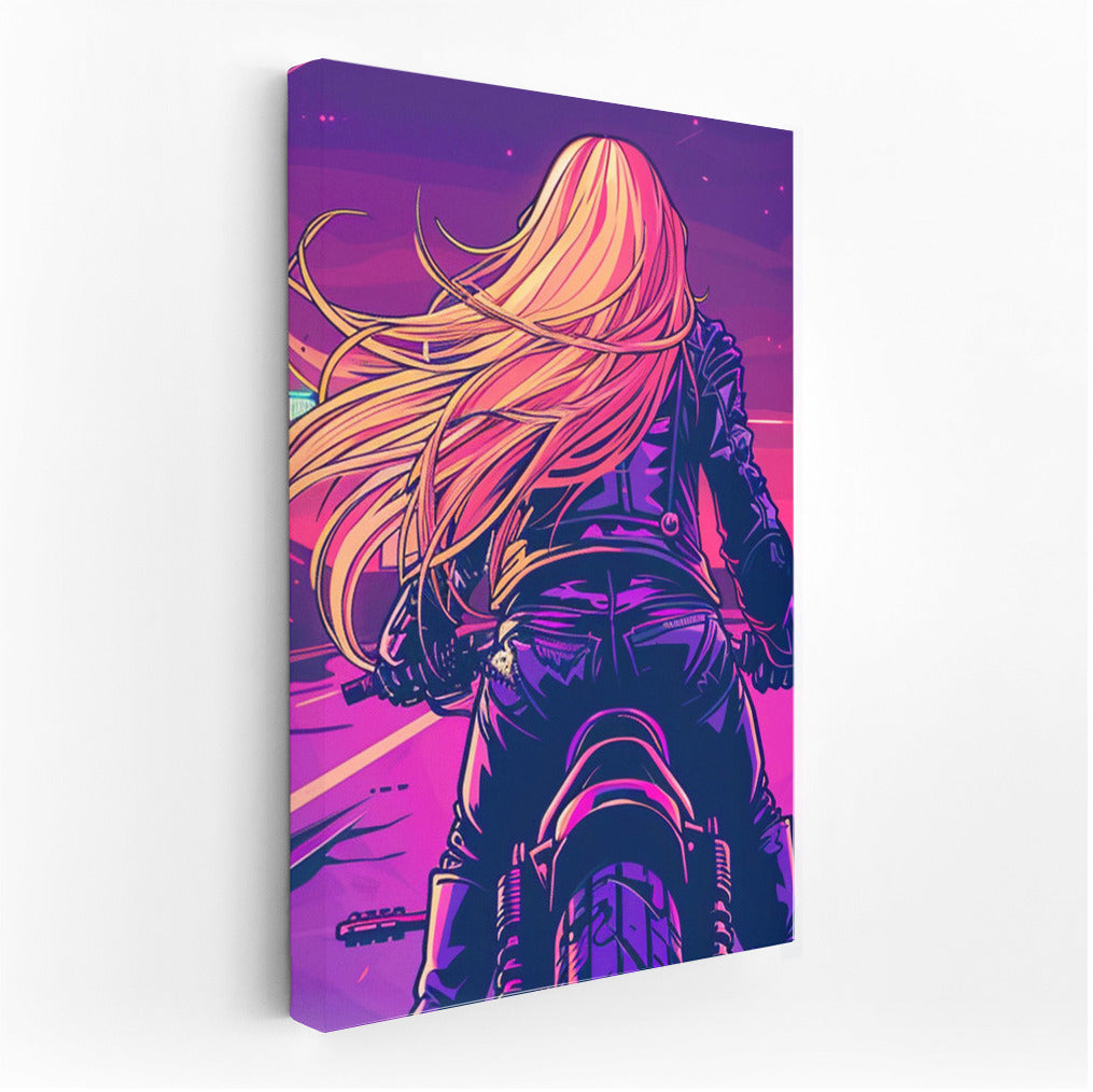 Neon Amazon: Anime Motorcycle Maiden in the World of Speed