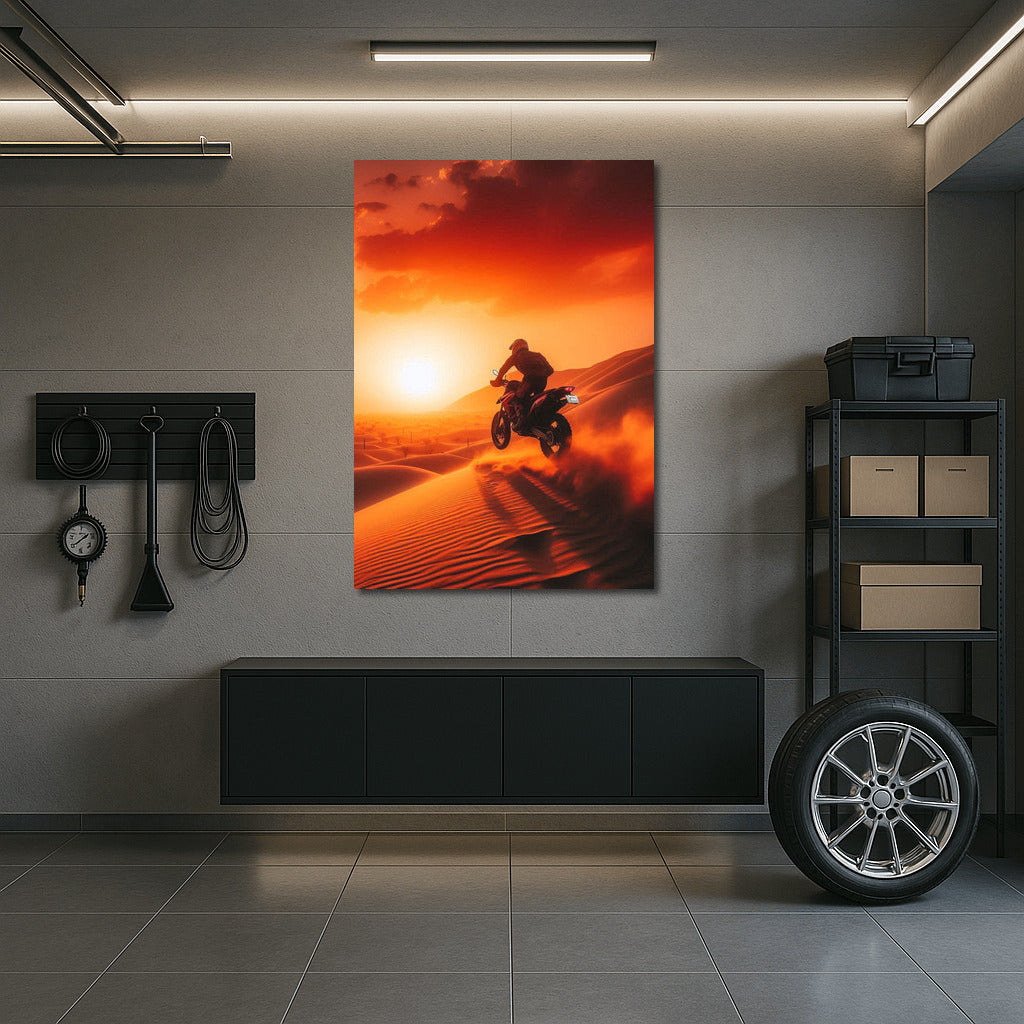 Sunset Raid: Desert Bike