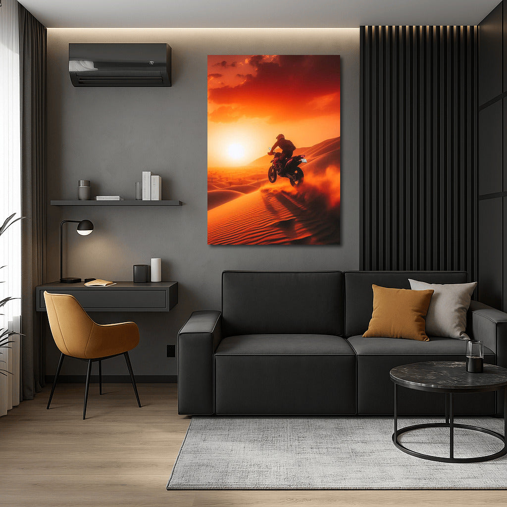 Sunset Raid: Desert Bike