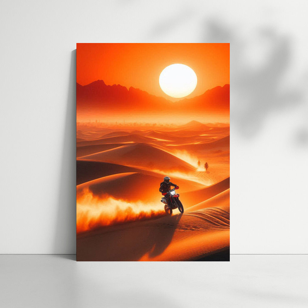 Desert Sunset: Helicopters in Dance