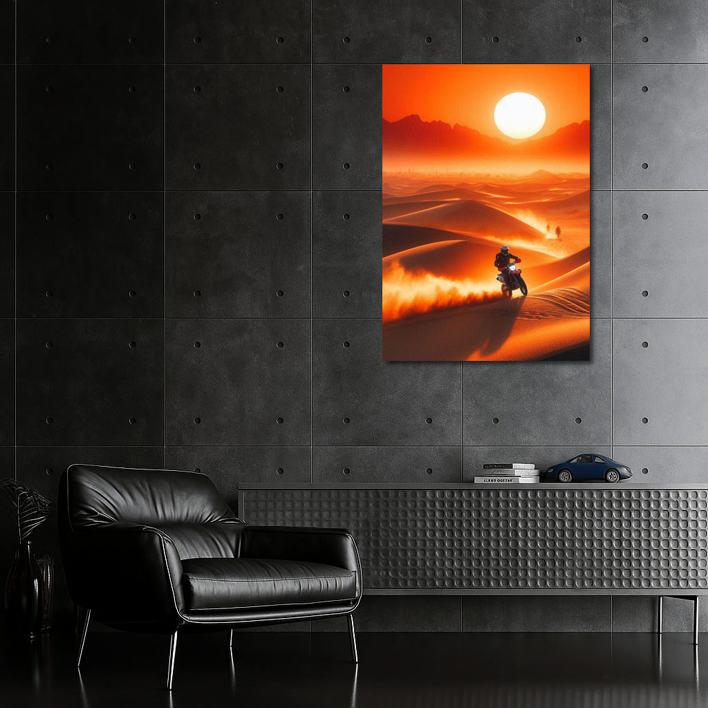 Desert Sunset: Helicopters in Dance