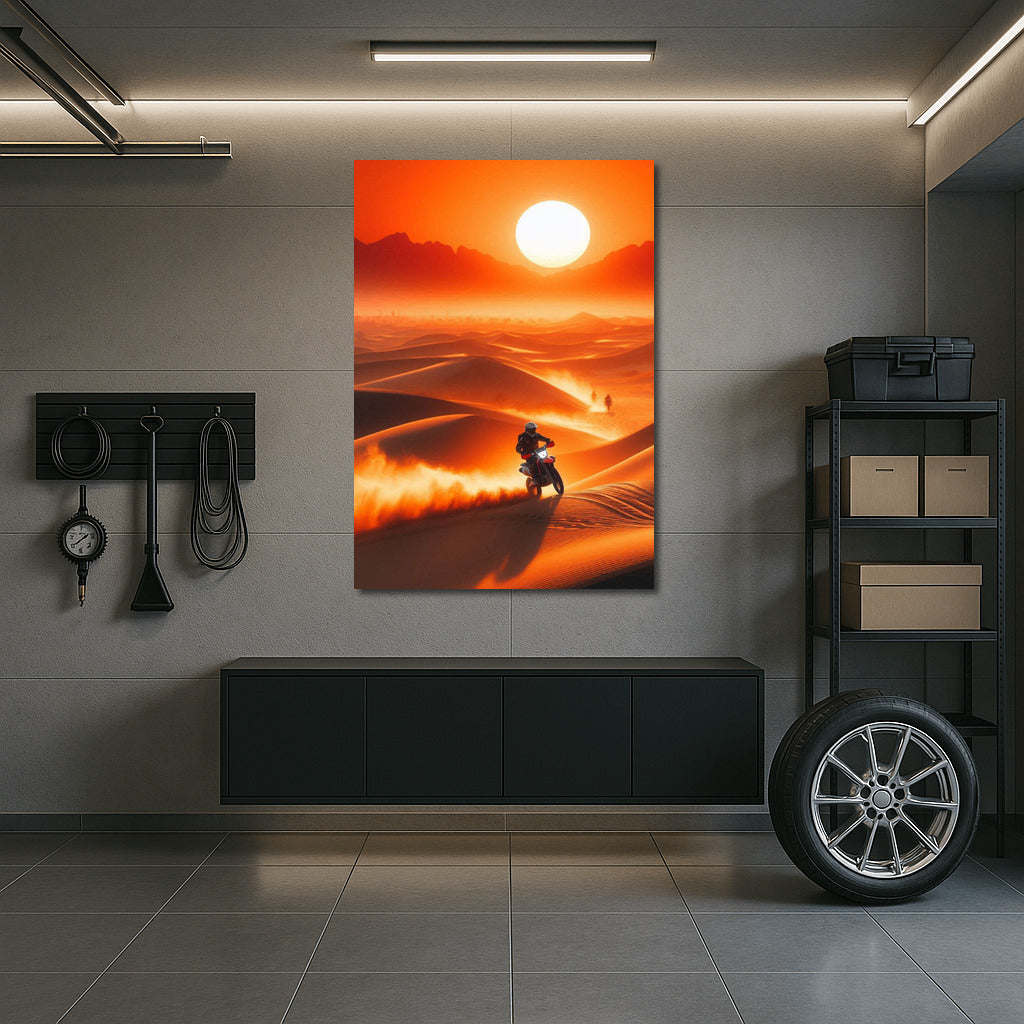 Desert Sunset: Helicopters in Dance