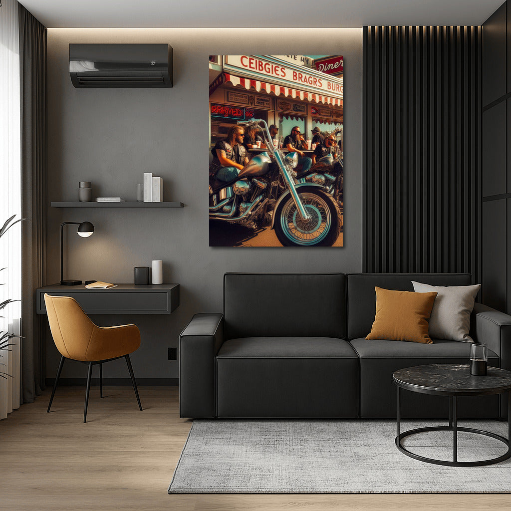 Riot on wheels: Choppers Choppers 3 at a retro diner