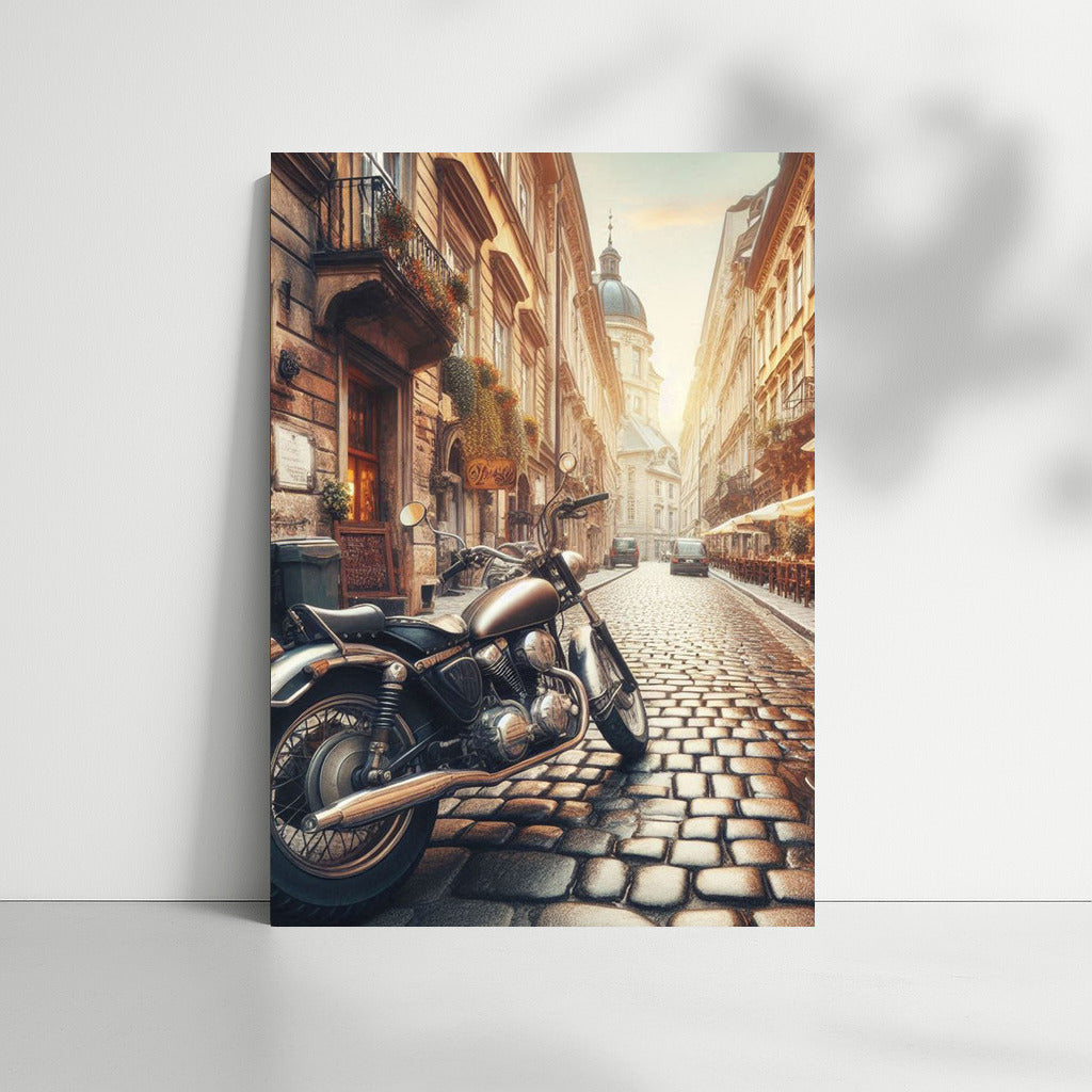 Freedom on Wheels: Chopper in the Heart of Historic Europe