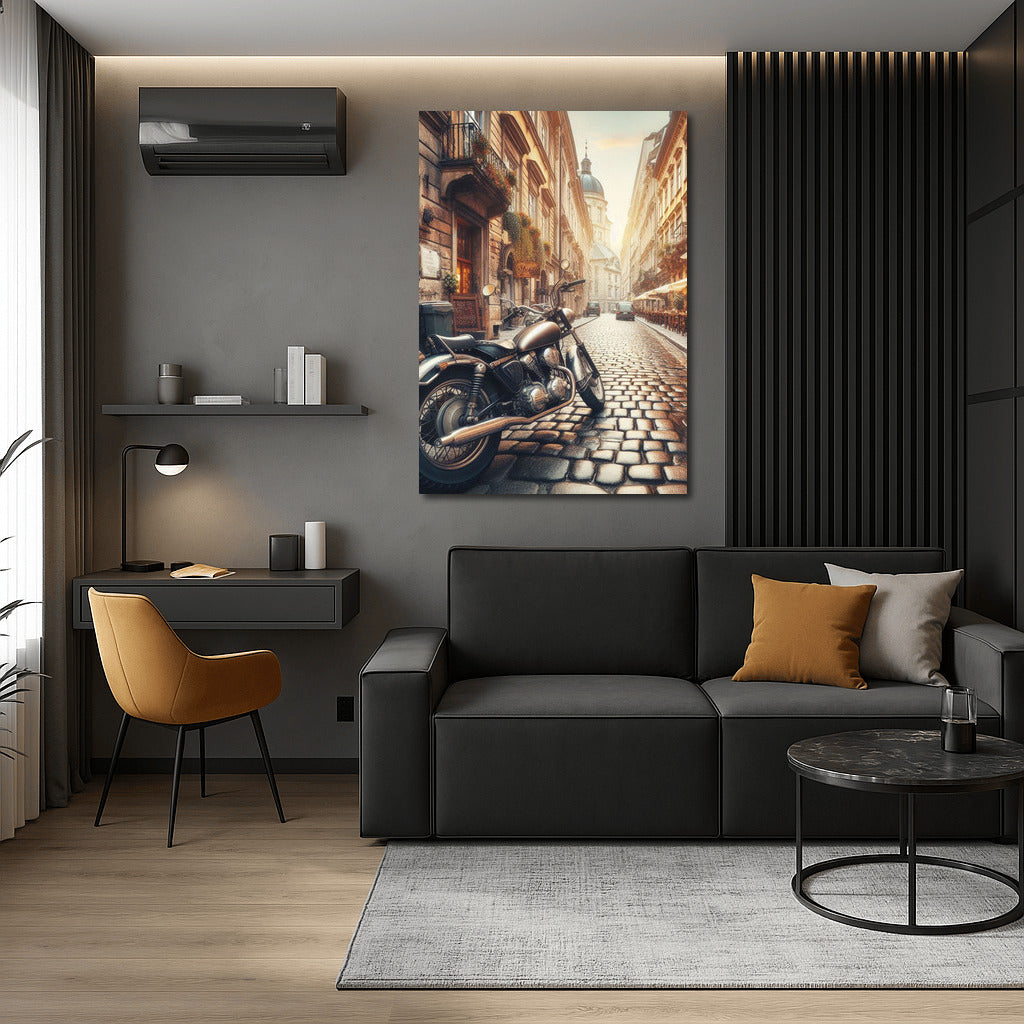 Freedom on Wheels: Chopper in the Heart of Historic Europe