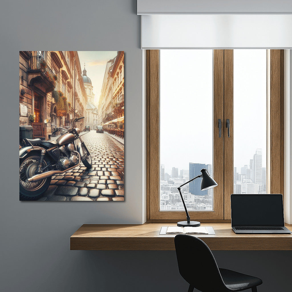 Freedom on Wheels: Chopper in the Heart of Historic Europe