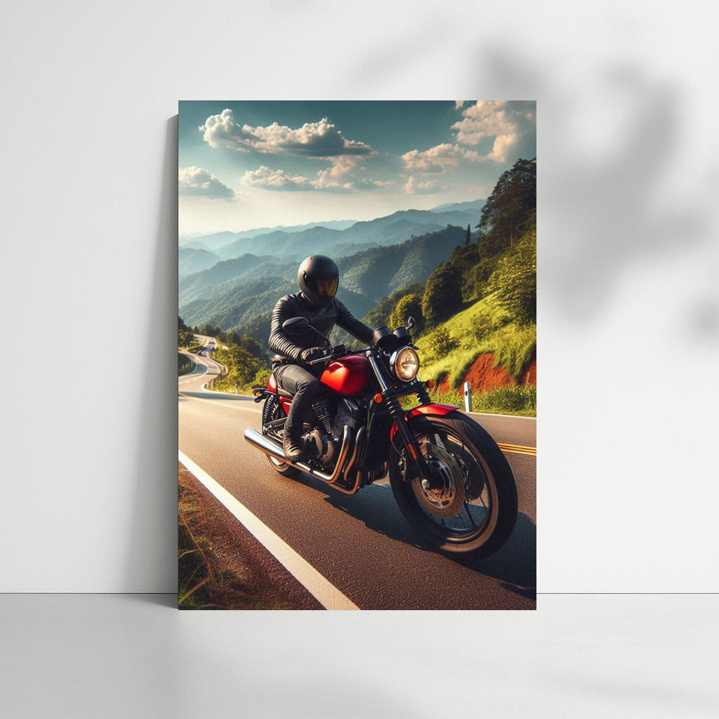 Freedom on the Mountain Highway: Cruiser in Motion