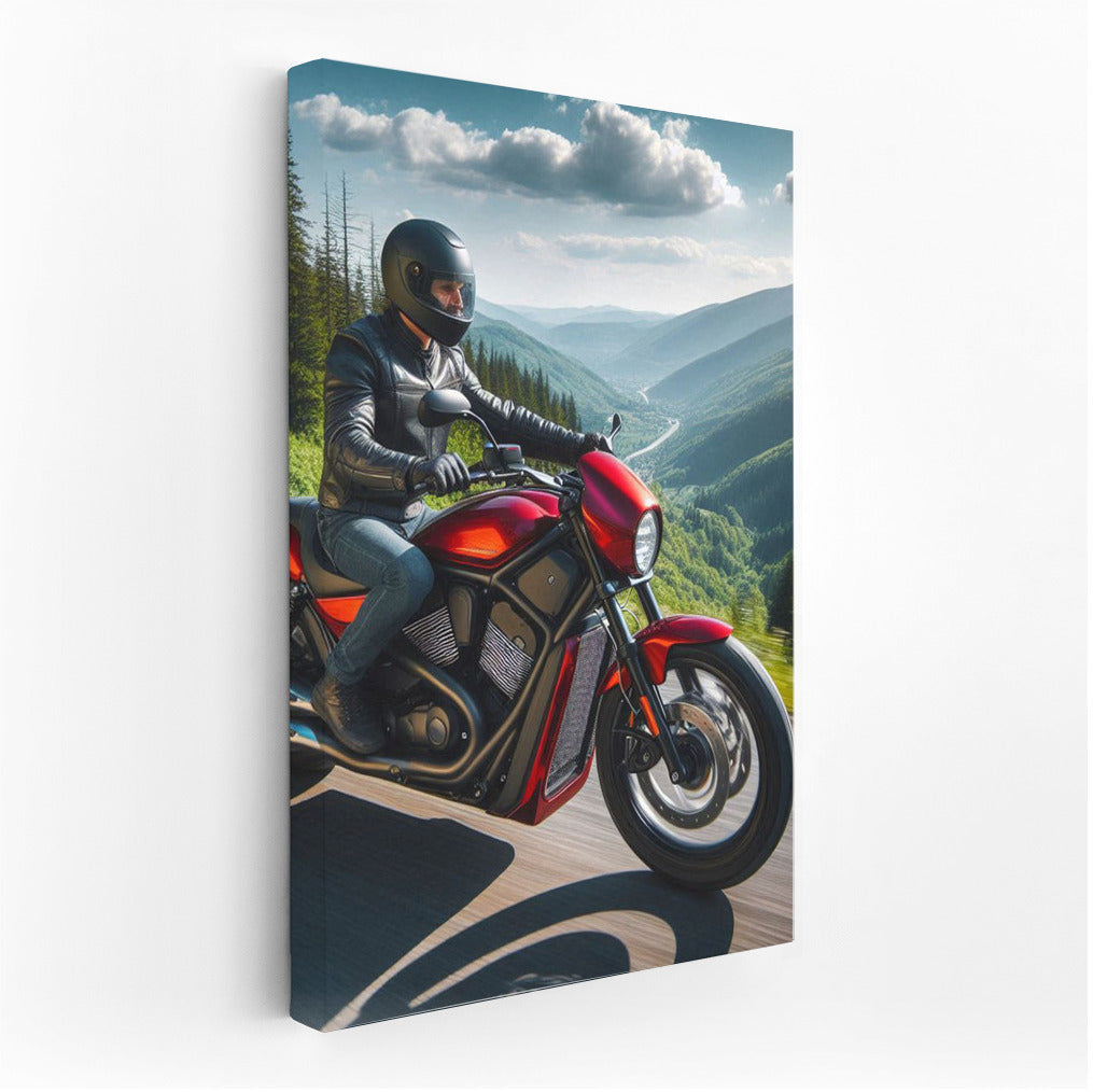 Freedom on Wheels: Motorcycle in the Mountains