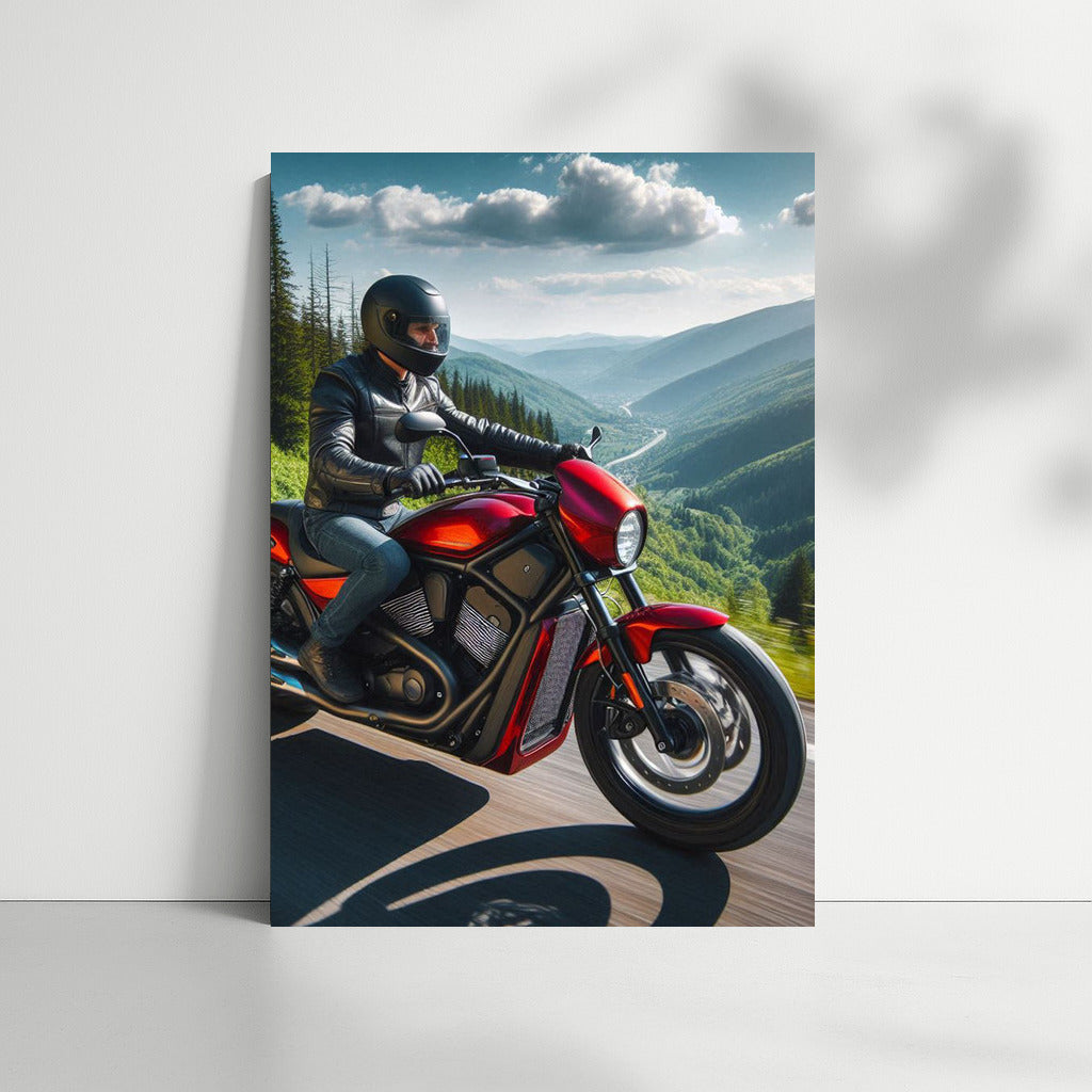 Freedom on Wheels: Motorcycle in the Mountains