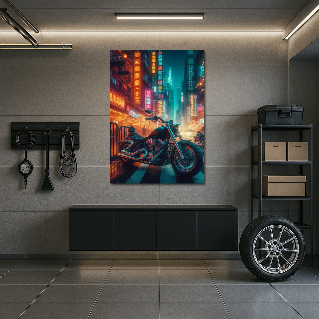 Neon Cruiser: City Night Lights