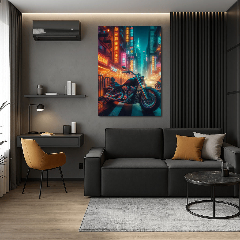 Neon Cruiser: City Night Lights