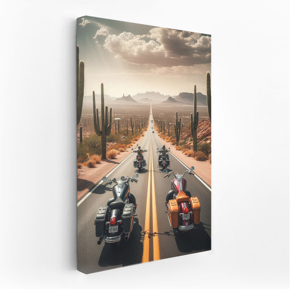 Cruisers on the Desert Road: Freedom of Horizons and Cacti of Adventure