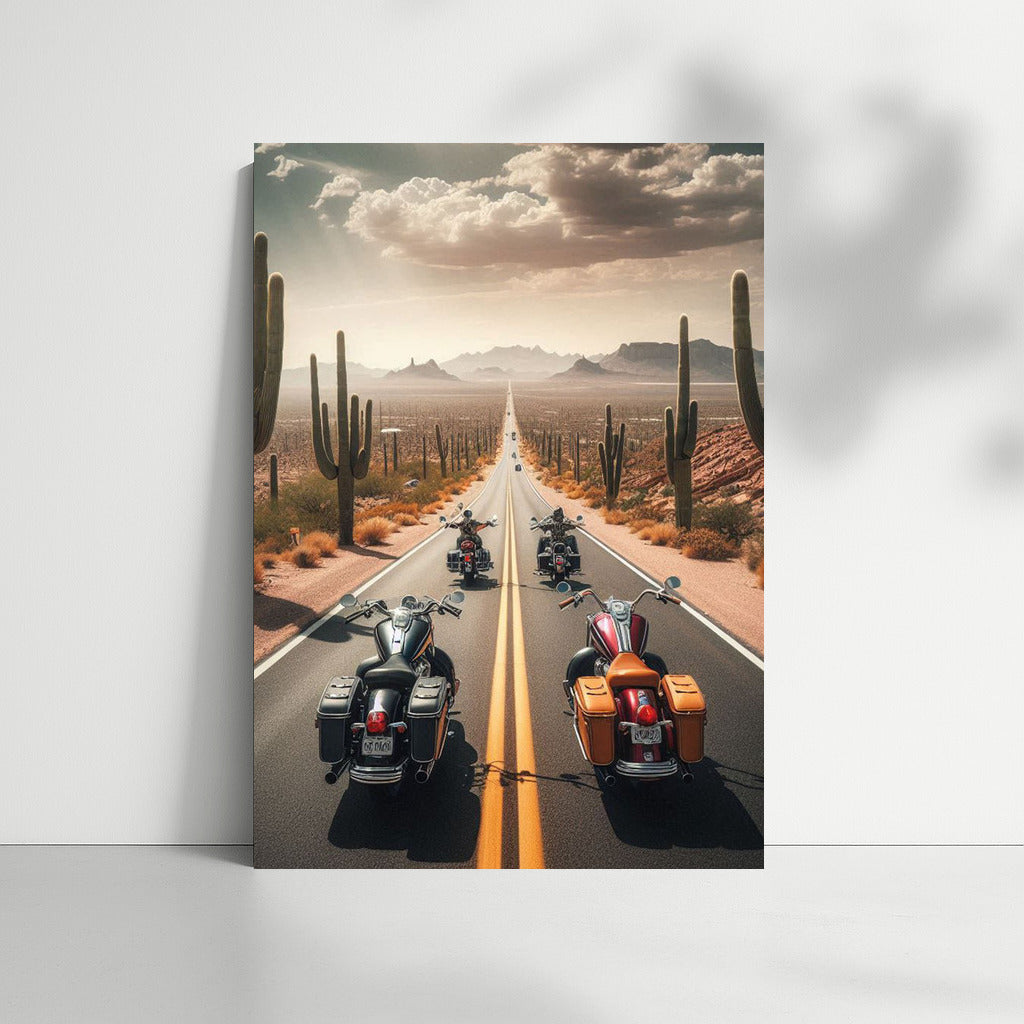 Cruisers on the Desert Road: Freedom of Horizons and Cacti of Adventure