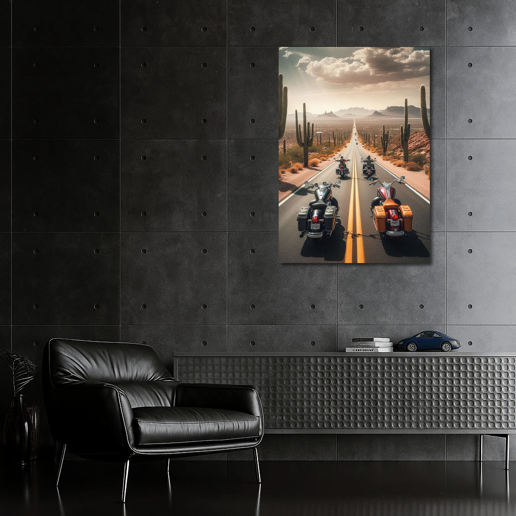 Cruisers on the Desert Road: Freedom of Horizons and Cacti of Adventure