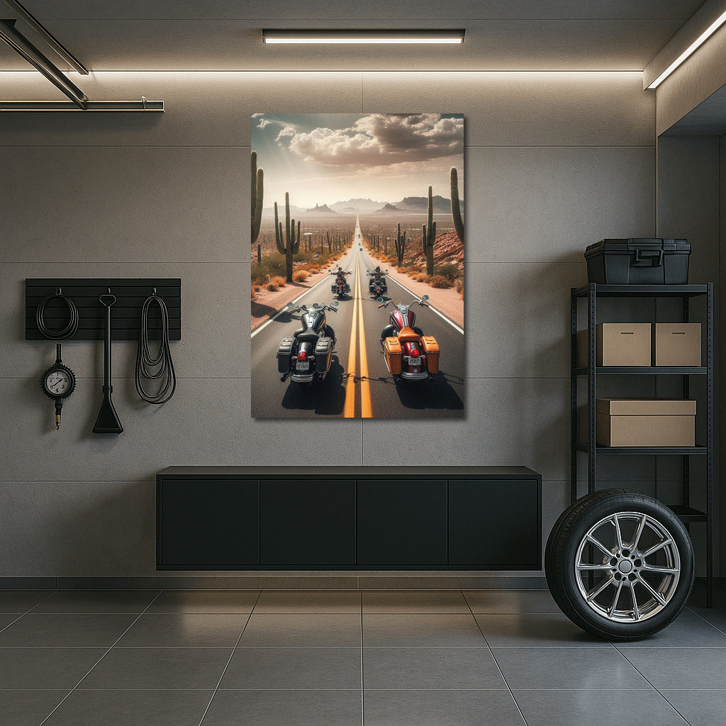 Cruisers on the Desert Road: Freedom of Horizons and Cacti of Adventure