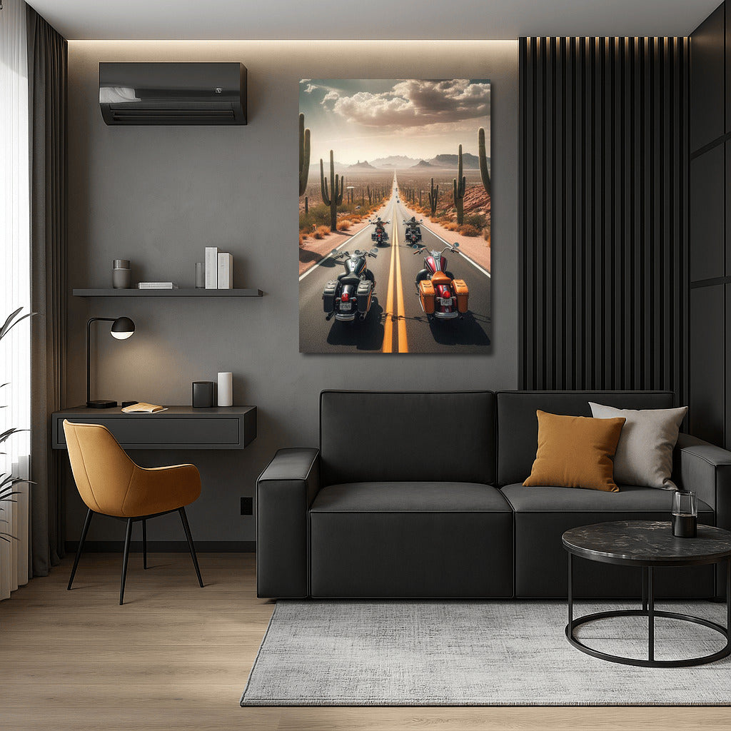 Cruisers on the Desert Road: Freedom of Horizons and Cacti of Adventure