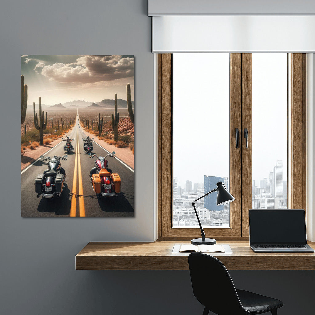 Cruisers on the Desert Road: Freedom of Horizons and Cacti of Adventure