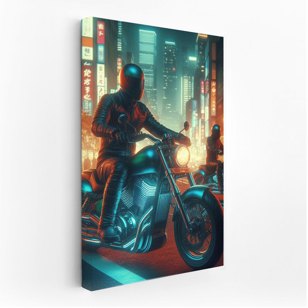 Neon Cruise: Night City in Motion